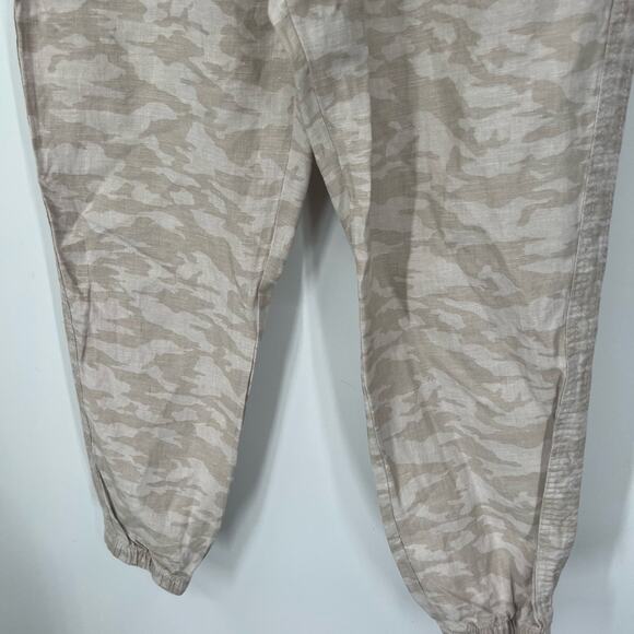 Athleta Cabo Tide Linen Joggers in Neutral Camo Drawstring - Picture 5 of 9